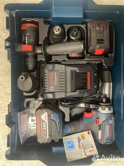 Шуруповерт, перфоратор Bosch GSR 18v-60 fc