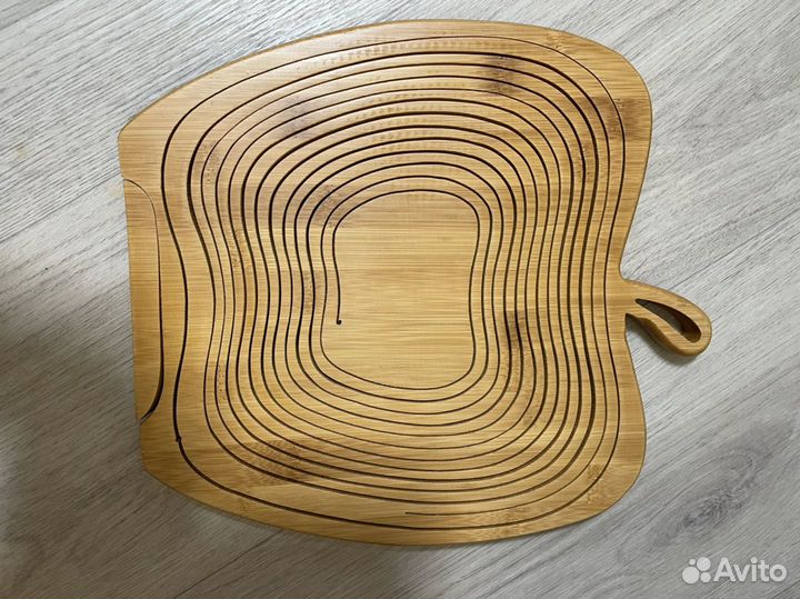 Корзина для фруктов новая деревянная складная