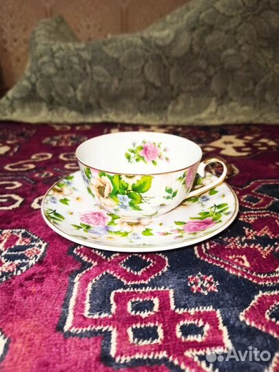 Чайная пара костяной фарфор