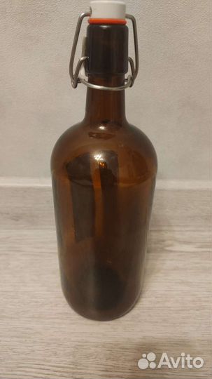 Стеклянная бутылка 1 л