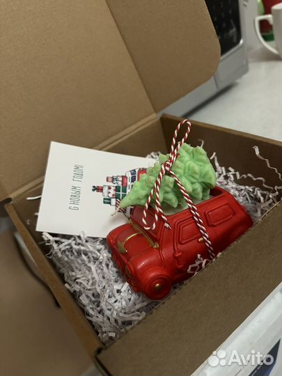 Новогодние свечи в подарочной упаковке