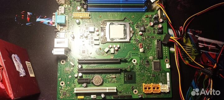 Материнская плата связка процессор, блок,оператив