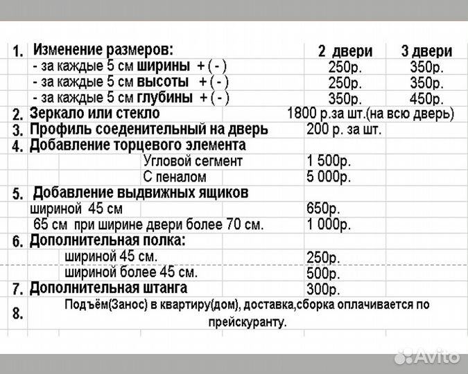 Шкаф Купе на заказ