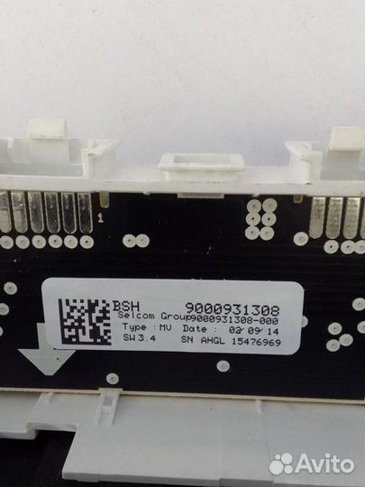 Плата индикации пмм Bosch Siemens