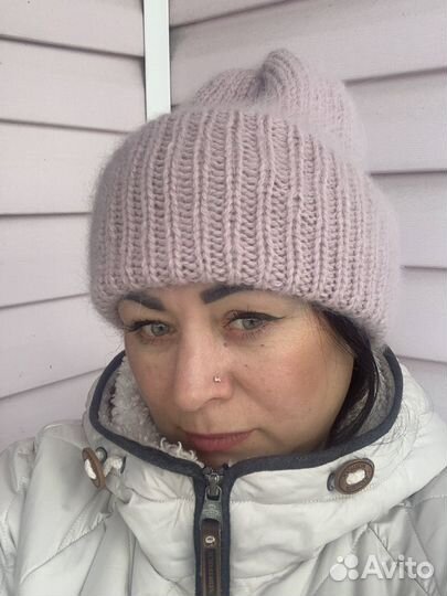 Шапка из пуха норки