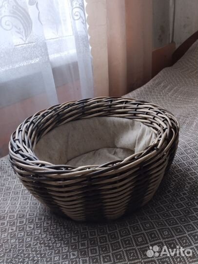 Кашпо из ротанга