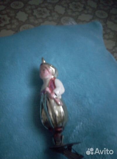 Редкая, старинная, елочная игрушка