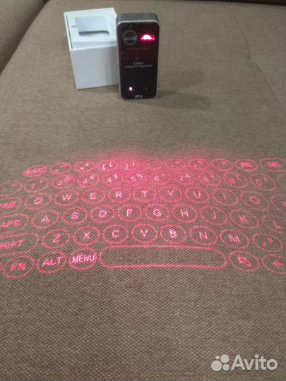 Виpтуальная лазepная клавиатура