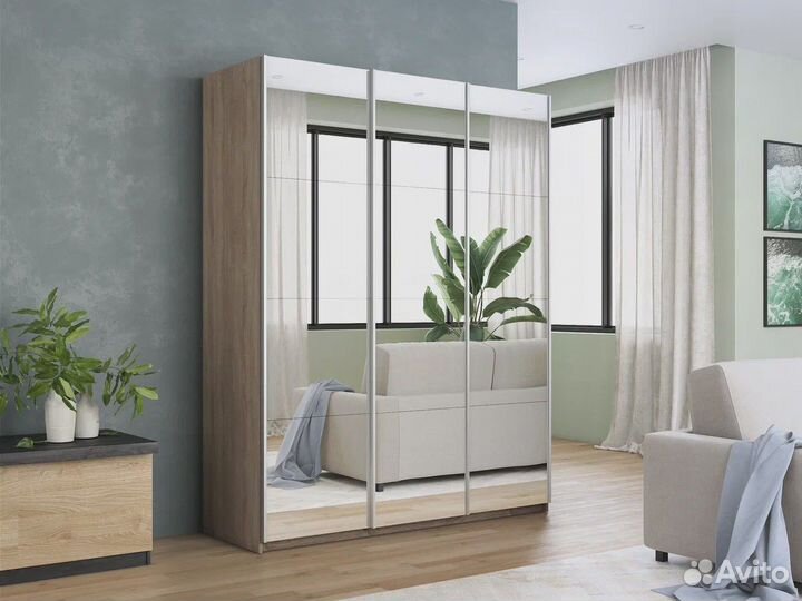 Шкаф купе Прайм 3-х дверный от производителя