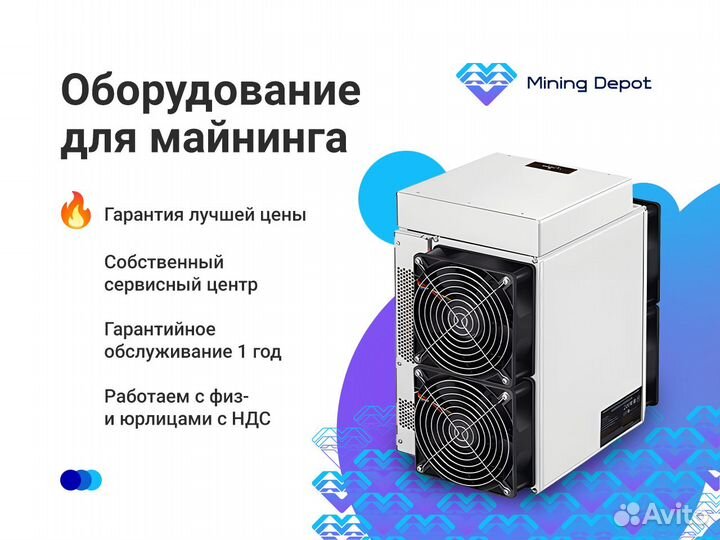 Майнер Whatsminer M50 120th