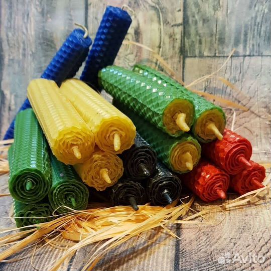 Свечи из натуральной вощины