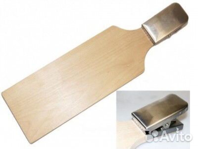 Доска для чистки рыбы с прищепкой