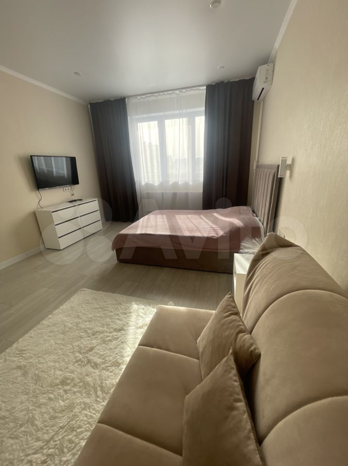 1-к. квартира, 43 м², 1 кровать