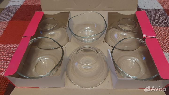 Салатники. Новые. Набор 6 штук