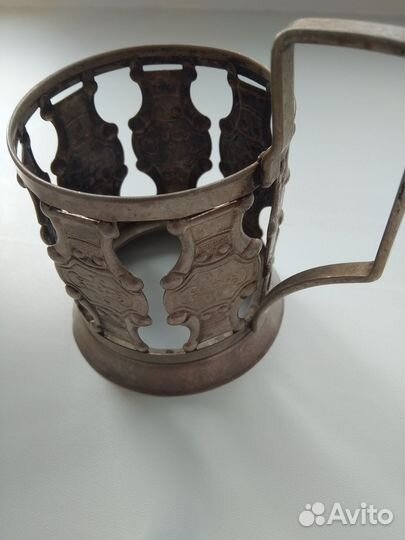 Подстаканник СССР мельхиор