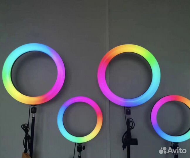 Цветная лампа 30 см