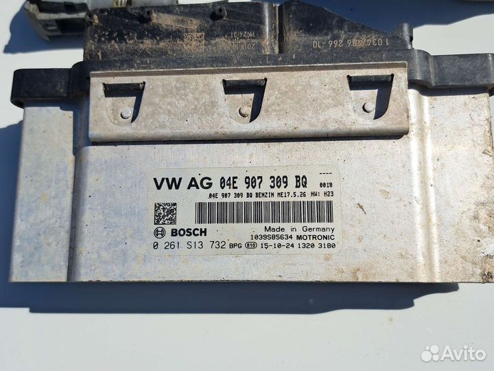 Эбу ключ приборка замок Поло 2016 седан 1.6 мт