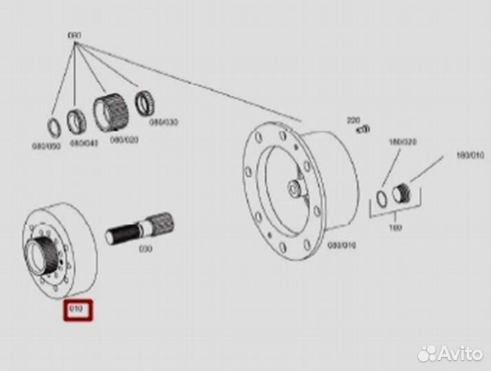 Шестерня коронная ZF