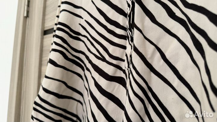 Блуза рубашка принт зебра