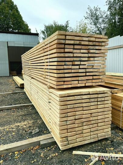 Доска обрезная 25х150х6000мм от производителя