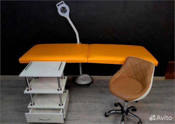 Кушетка для наращивания тележка стул лампа