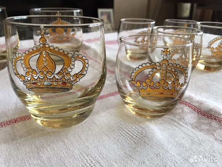 Стаканы цветное стекло