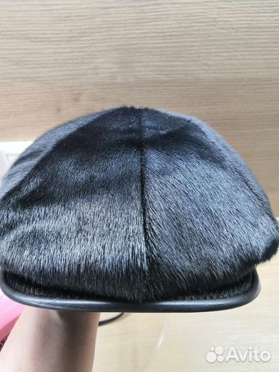 Меховая мужская кепка