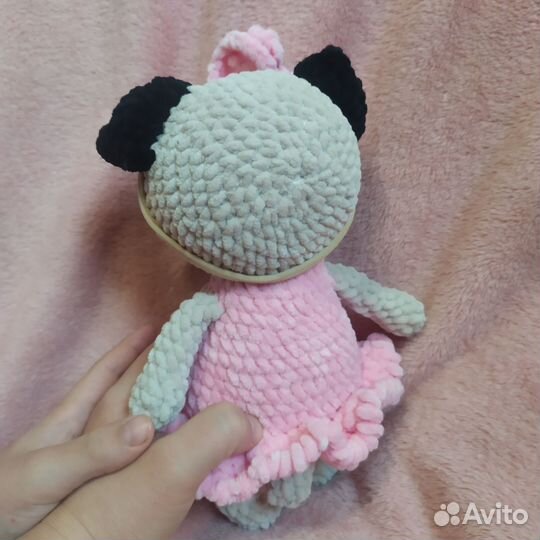 Мопс игрушка ручной работы