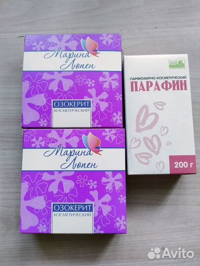 Озокерит, парафин