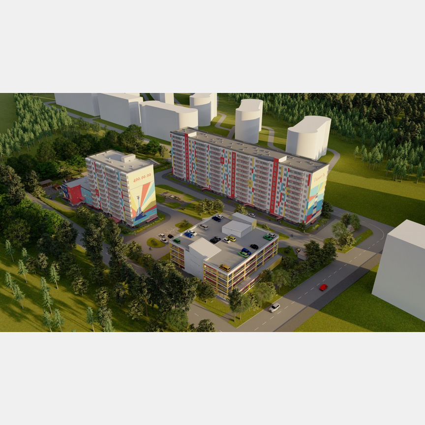 2-к. квартира, 67,8 м², 1/10 эт.
