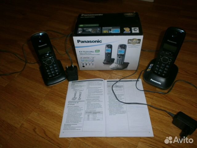 Радио телефон panasonic 2 трубки