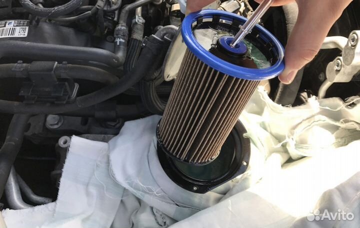 Замена топливн.фильтра Toyota LC Prado 250 2023-25