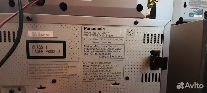 Музыкальный центр panasonic