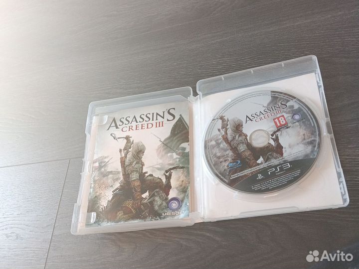 Игра для приставки ps3 assassin's creed lll+подар