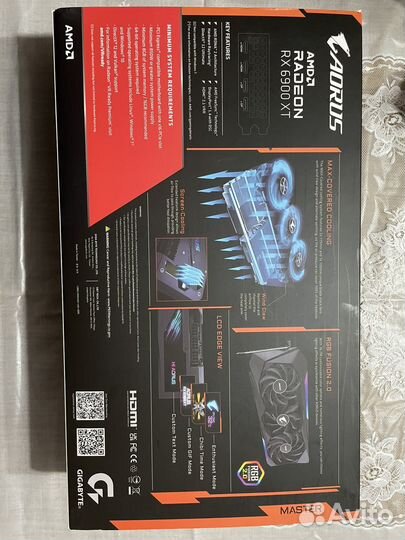 Gigabyte aorus Radeon RX 6900 XT master 16G rev.2