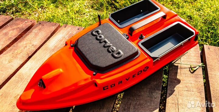 Прикормочный кораблик с GPS и мощным АКБ