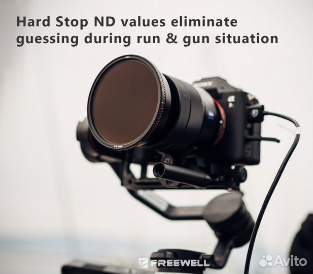 Светофильтр Freewell Hard Stop Variable ND 6-9 Stop 77 mm