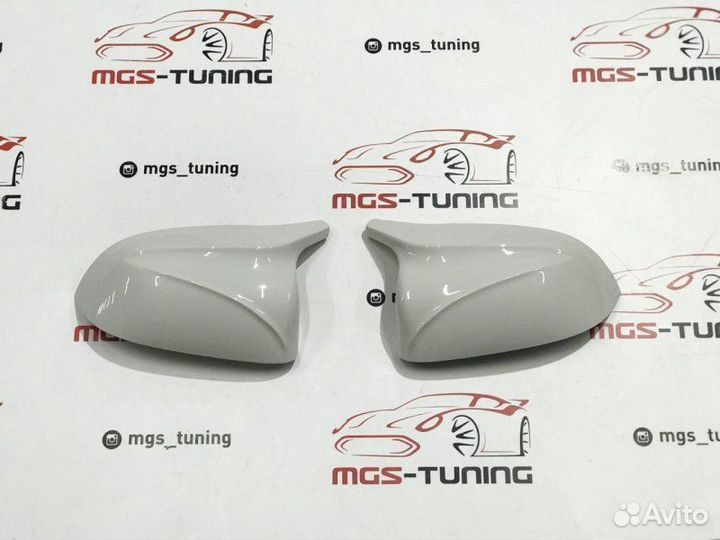 Крышки зеркал X5M F95 на X5 G05 белые