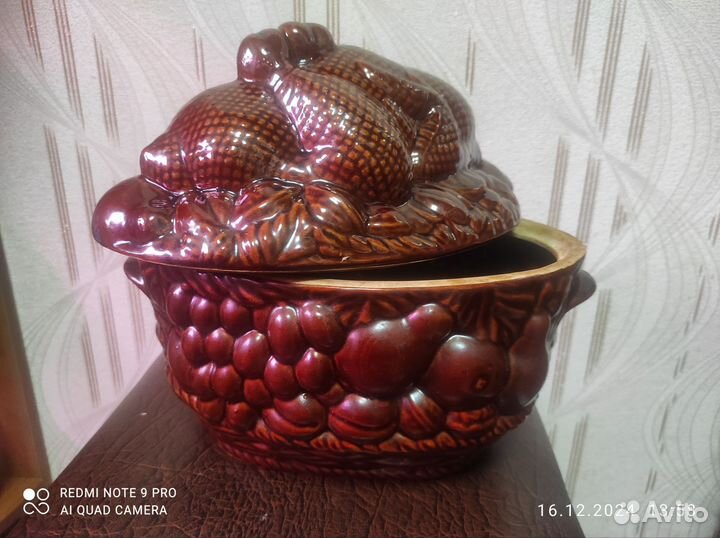 Глиняная форма для духовки