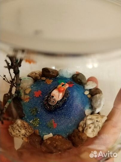 Подарок, сувенир микромир/флорариум/водопад