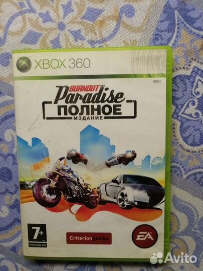 Игра для приставки xbox 360 Burnout paradise