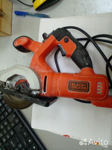 Дисковая мини-пила Black&Decker BES510-QS, 400 Вт