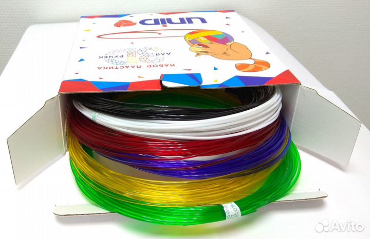 Набор пластика для 3D ручек unid PRO-6 (6цв по10м)