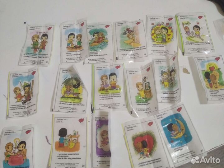 Вкладыши от жвачек love is