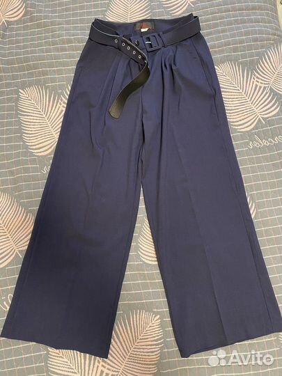 Брюки палаццо широкие