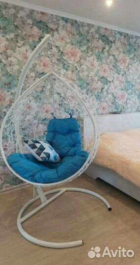Подвесное Кресло кокон ротанг плетёный качели