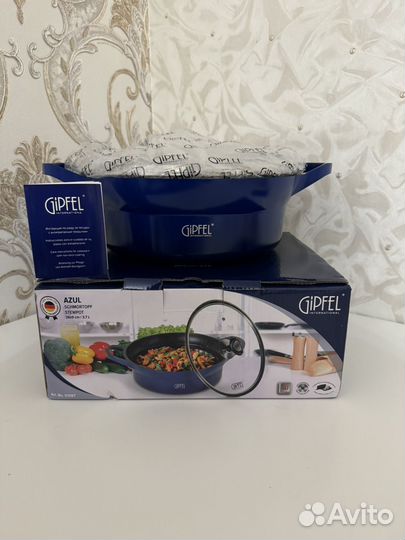 Кастрюля-сотейник Gipfel Azul 26 см/3,7л