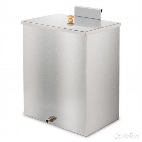 Бак нержавеющий навесной Везувий aisi 439 для печи