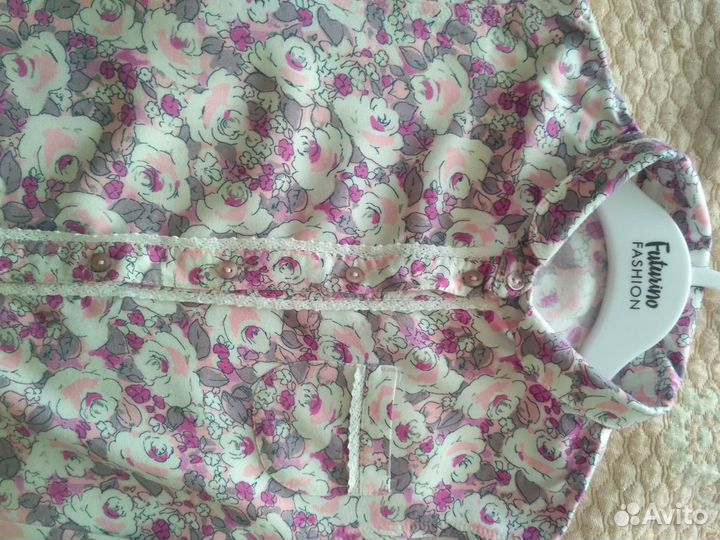 Рубашка для девочки 140