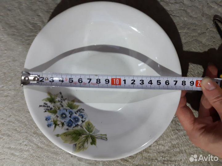 Ложки, тарелки, советская конфетница